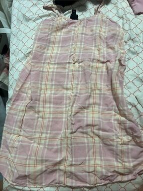 Target Pink Plaid A-Line Sundress